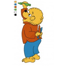 The Berenstain Bears 02 Embroidery Design